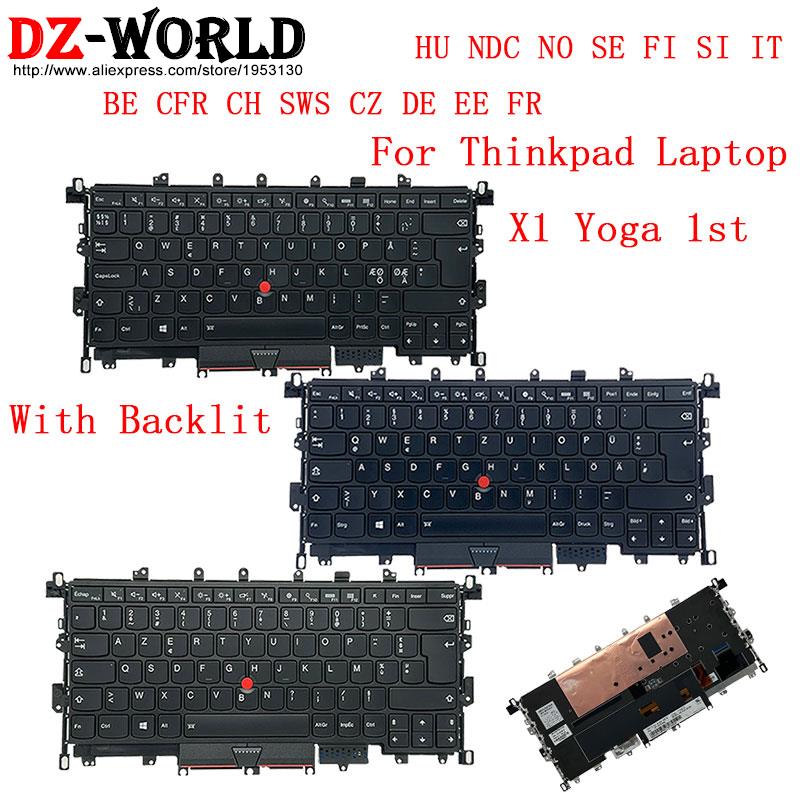 Yoga Laptop Accessories - Backlight Keyboard for Lenovo Thinkpad X1