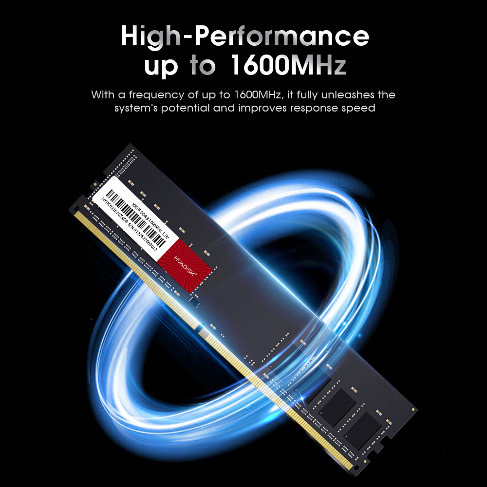 HUADISK 8GB DDR3 1600MHz RAM D - Memory Ram Upgrade recension och pris