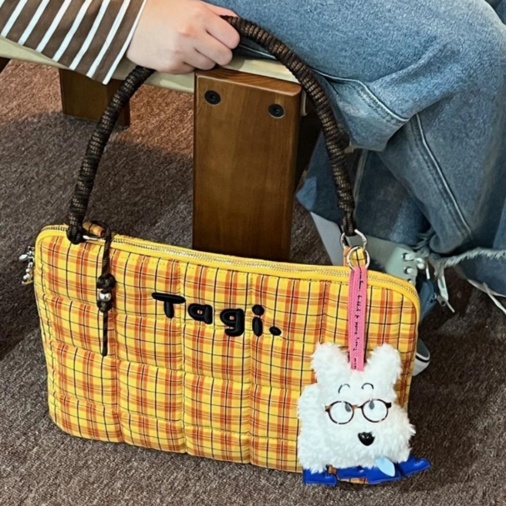 Cute Grid Laptop Bag 14in Cart - Laptop Accessories Pouch recension och pris