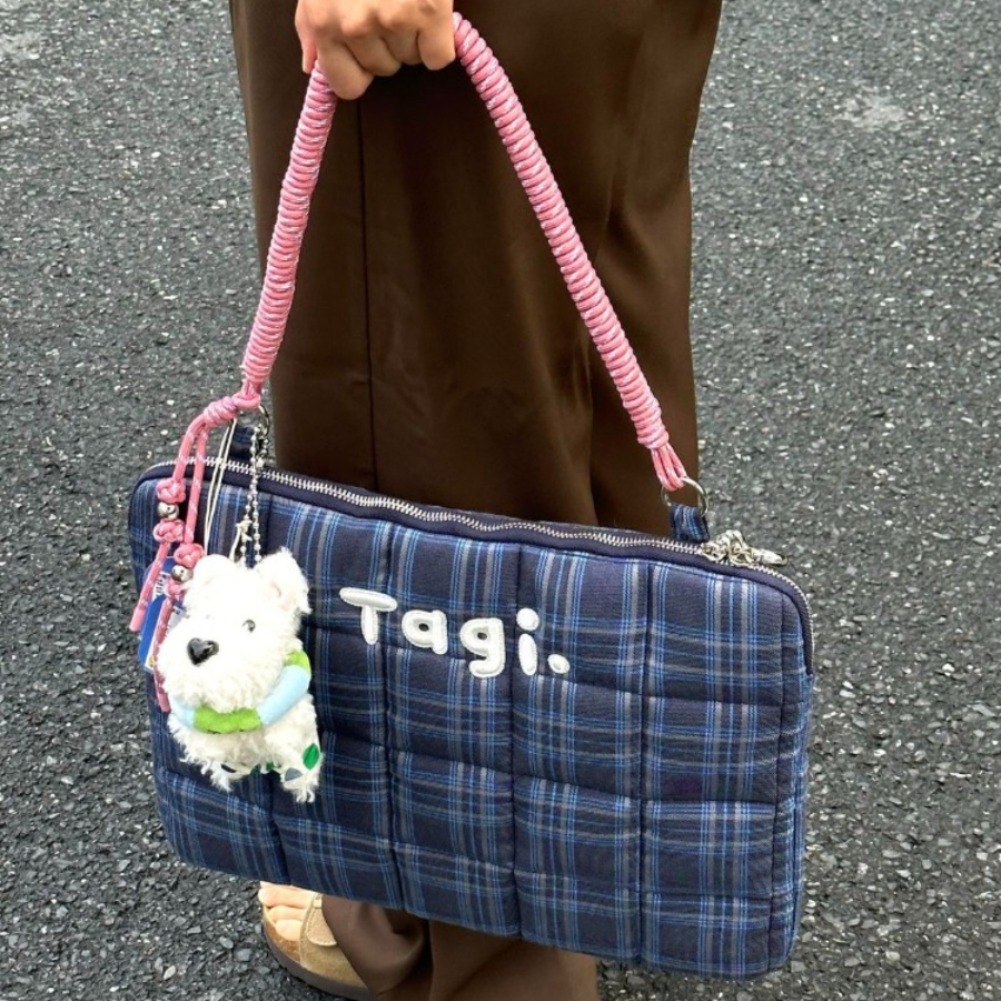 Cute Grid Laptop Bag 14in Cart - Laptop Accessories Pouch recension och pris