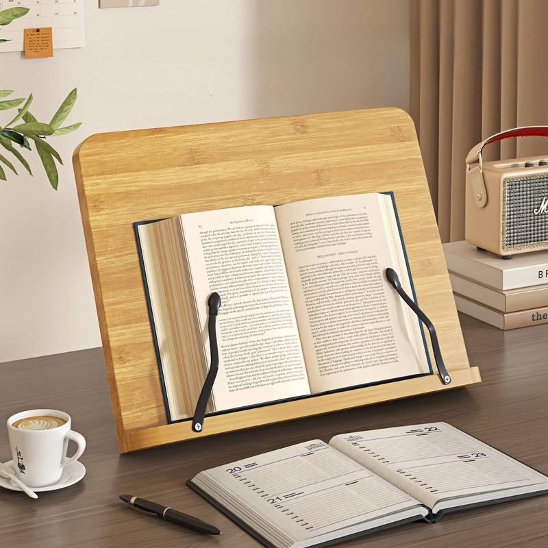 Wooden Reading Book Stand, Mul - Laptop Accessories For Office recension och pris