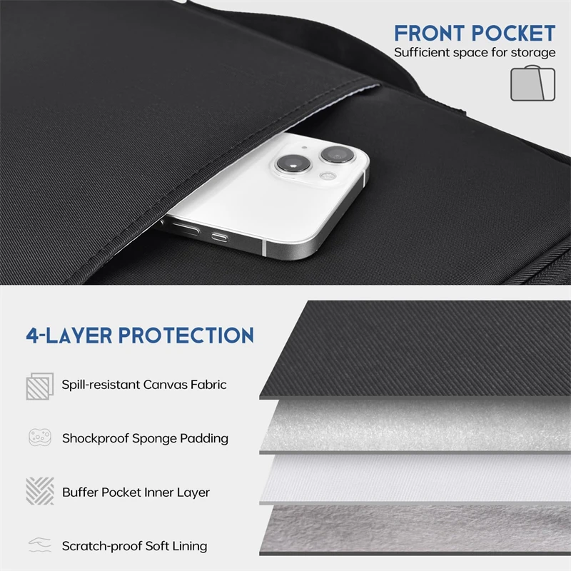 Waterproof Shockproof Handle B - Laptop Accessories Pouch recension och pris