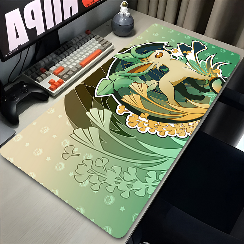 Mouse Pad Gamer P-pokemon Leaf - Laptop Accessories For Office recension och pris