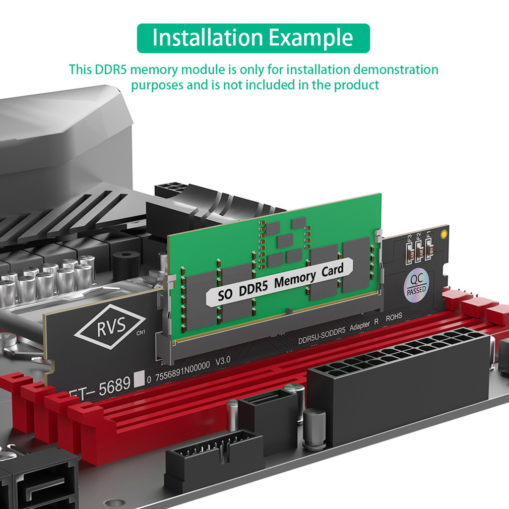 1PC Laptop SO-DIMM to Desktop  - Memory Ram Upgrade recension och pris
