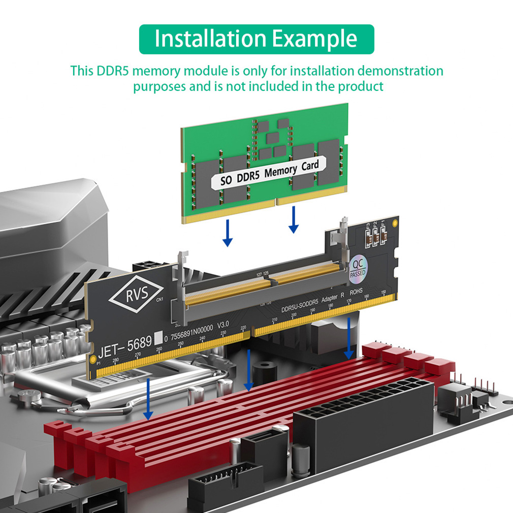 1PC Laptop SO-DIMM to Desktop  - Memory Ram Upgrade recension och pris