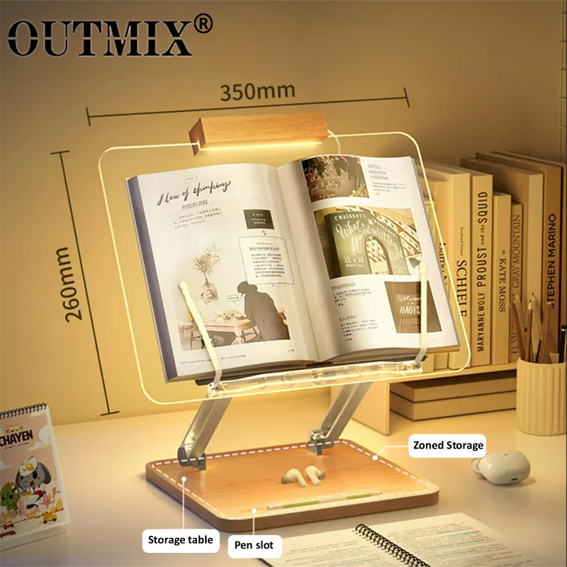 Wooden Reading Stand with Ligh - Laptop Accessories For Office recension och pris
