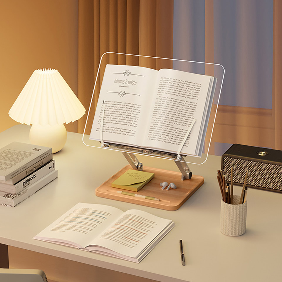 Wooden Reading Stand with Ligh - Laptop Accessories For Office recension och pris