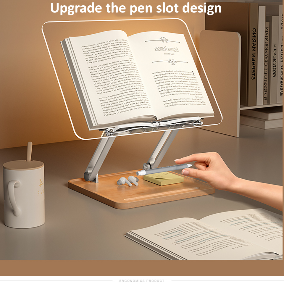 Wooden Reading Stand with Ligh - Laptop Accessories For Office recension och pris