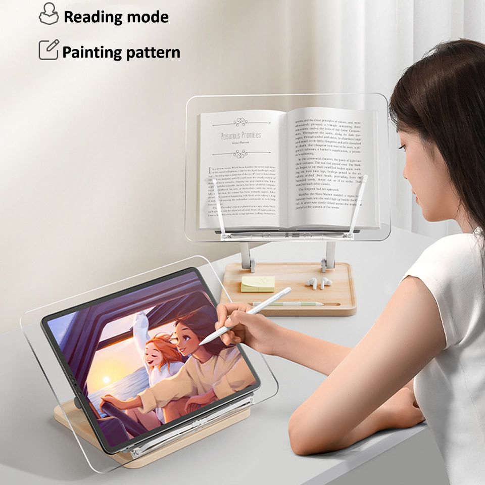 Wooden Reading Stand with Ligh - Laptop Accessories For Office recension och pris
