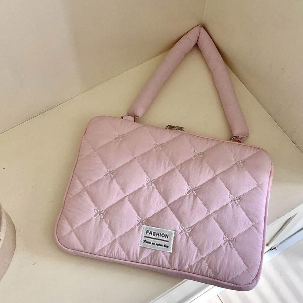 Cute Bow Embroidered Laptop Sl - Laptop Accessories Pouch recension och pris