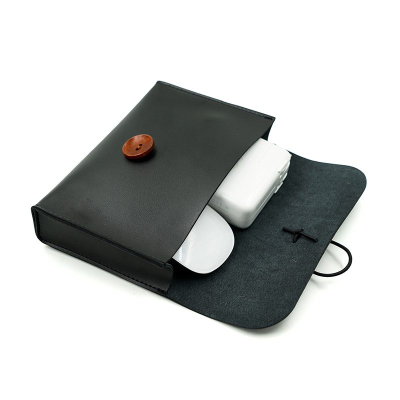PU Leather Pouch Chargers Stor - Laptop Accessories Pouch recension och pris